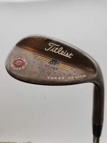 2009 TITLEIST VOKEY SPIN MILLED OIL CAN WEDGE 60*/07 WEDGEFLEX VOKEY 35" GOOD