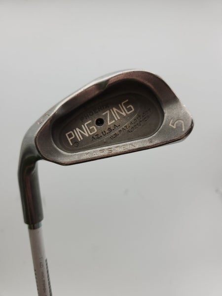 LEFTY PING ZING 5 IRON STIFF KARSTEN JZ 38" GOOD