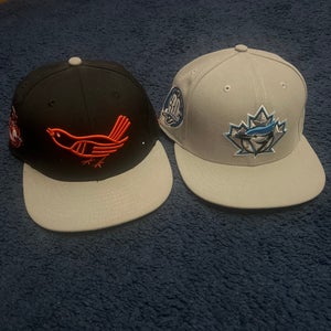 Gray Men's 7 1/8 New Era Hat (Used)
