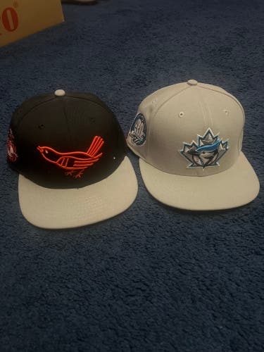 Gray Men's 7 1/8 New Era Hat (Used)