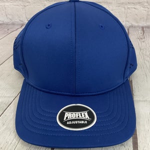 OC Sports Q3 104915 Moisture Wicking Athletic Baseball Hat Dark Royal Blue OSFM