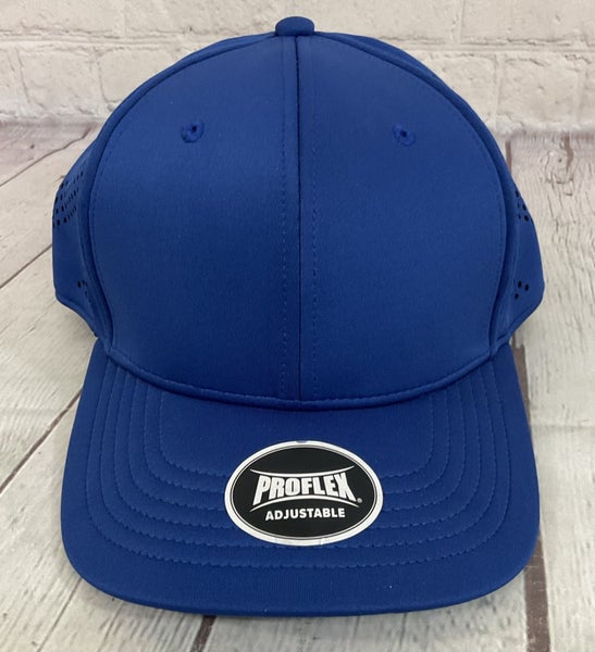 OC Sports Q3 104915 Moisture Wicking Athletic Baseball Hat Dark Royal Blue OSFM