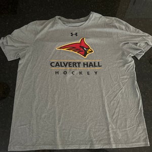 Calvert Hall Hockey Shirt (Gray, Adult XL)