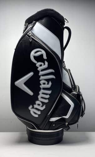 Callaway Trial Set Staff Bag Black 6-Way Divide Single Strap Golf Bag