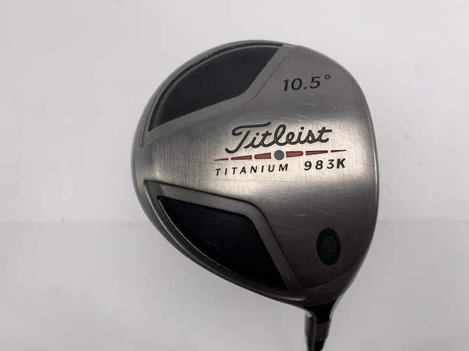 Titleist 983 K Driver 10.5* Grafalloy Blue Regular Graphite Mens RH