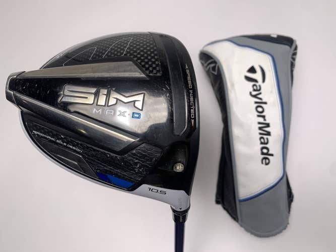 TaylorMade SIM MAX-D Driver 10.5* EvenFlow Riptide CB 5.0 50g Senior RH HC