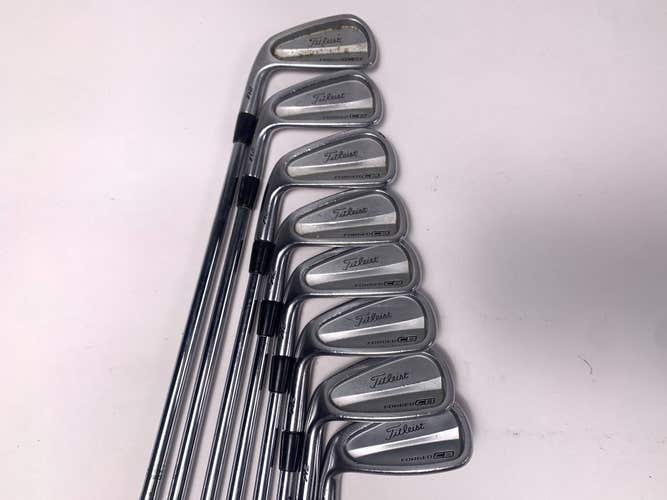 Titleist 712 CB Iron Set 3-PW True Temper Dynamic Gold S300 Stiff Steel Mens LH