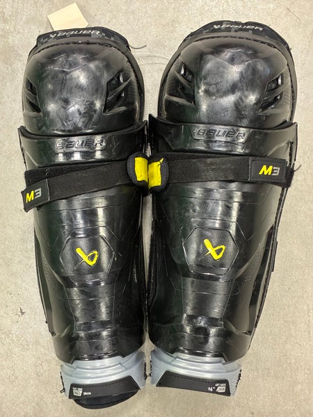 Intermediate Bauer Supreme M3 Shin Pads 14" (Used)