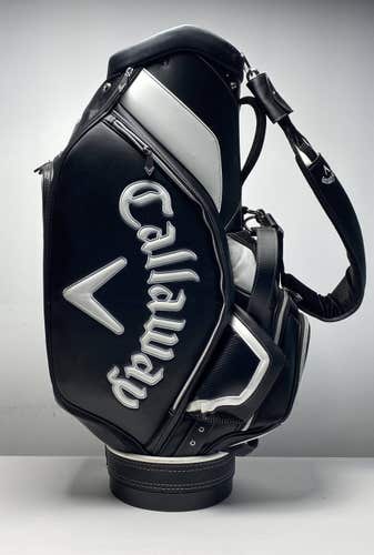 CallawayStaff Bag Black 6-Way Divide Single Strap Golf Bag