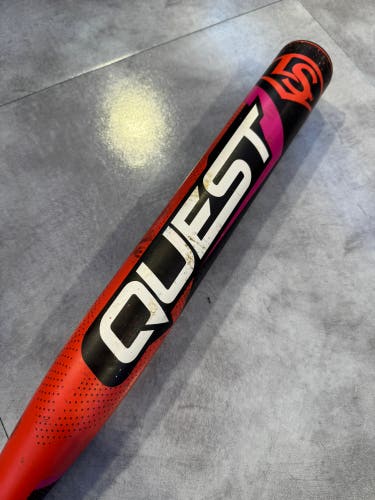 Orange 2022 Louisville Slugger Quest Alloy Bat (-12) Alloy 20 oz 32" (Used)