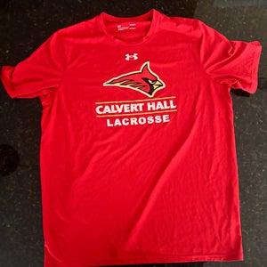 Calvert Hall Lacrosse Shooter Shirt (Red, Adult L)