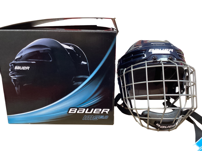 New Bauer IMS 5.0 Helmet Blue -