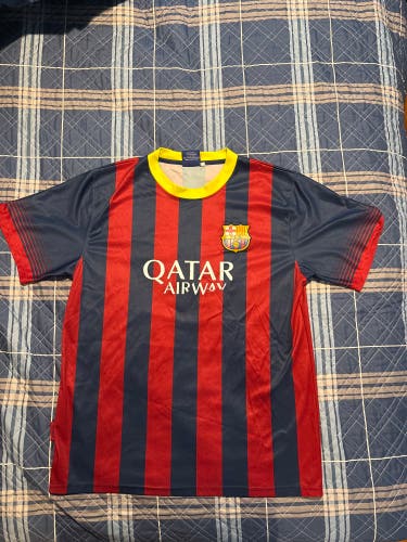 Red Large Kids Unisex Stitch Jersey (Used)