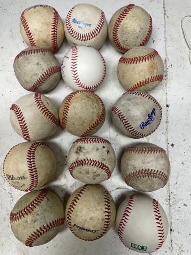 random Baseballs 15 Pack (Used)