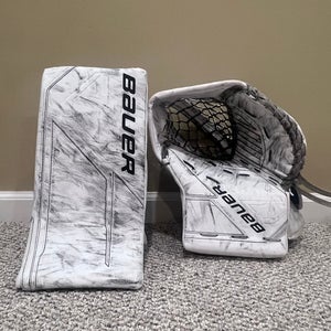 Bauer M5 Pro Regular (Used) - Intermediate Glove & Blocker Set