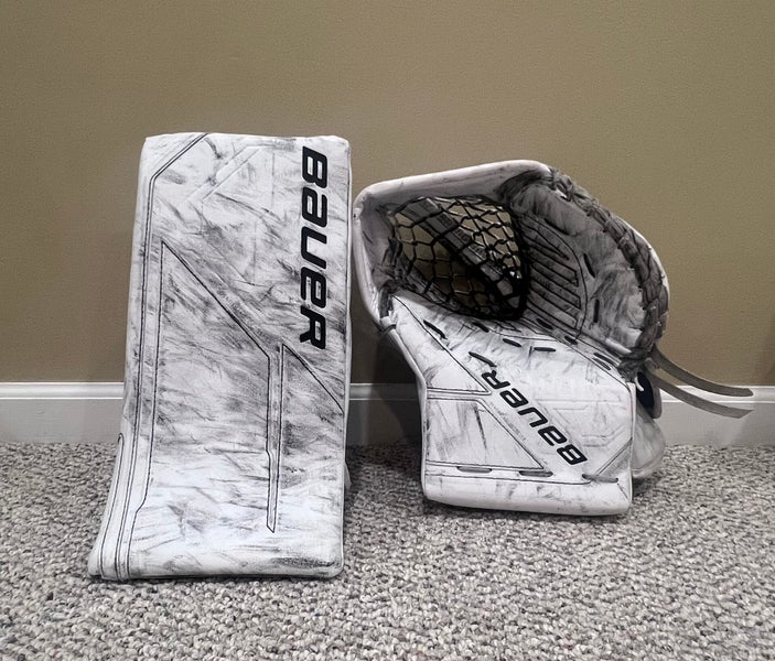 Bauer M5 Pro Regular (Used) - Intermediate Glove & Blocker Set