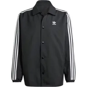 Adidas Originals Mesh Coach Jacket Black White IZ1831 S