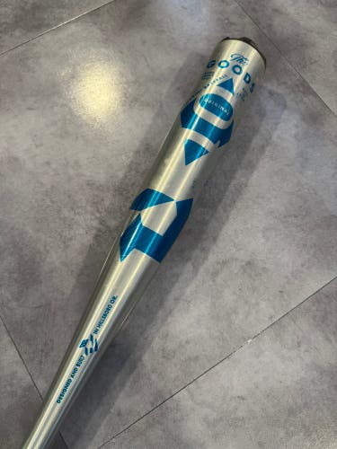 2022 DeMarini The Goods One Piece Alloy Bat USABat Certified (-10) Alloy 21 oz 31" (Used)