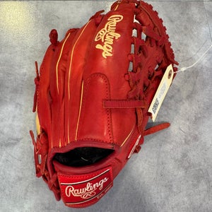 Red Rawlings Gold Glove Elite RH Outfield Baseball Glove 11.25" (Used)