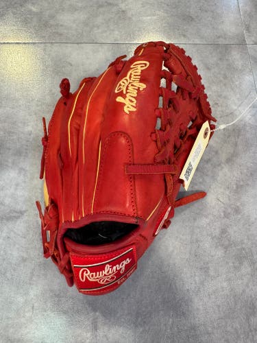 Red Rawlings Gold Glove Elite RH Outfield Baseball Glove 11.25" (Used)