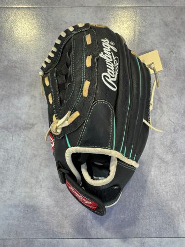 Black Rawlings WFP115 LH Softball Glove 11.5" (Used)