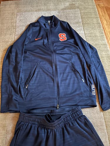 Syracuse basketball team issued warm ups (2) (Used) large