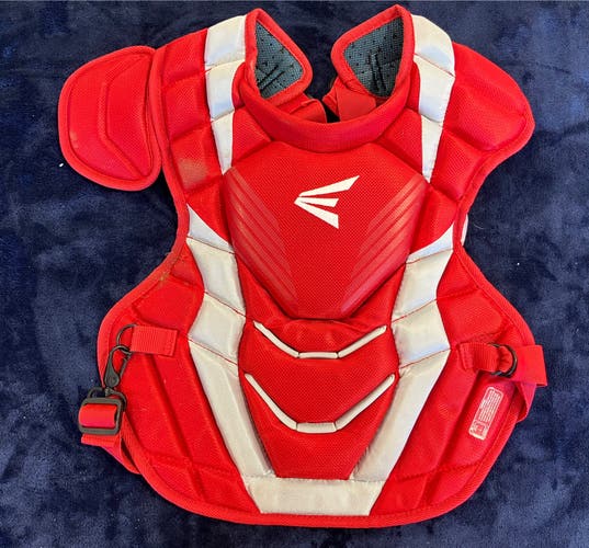 Red Intermediate Easton Elite X Catcher's Chest Protector (Used)
