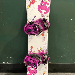 Used Girl's K2 Kandi 110 cm Snowboard With Bindings | GREAT CONDITION