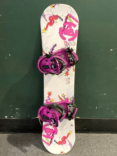 Used Girl's K2 Kandi 110 cm Snowboard With Bindings | GREAT CONDITION