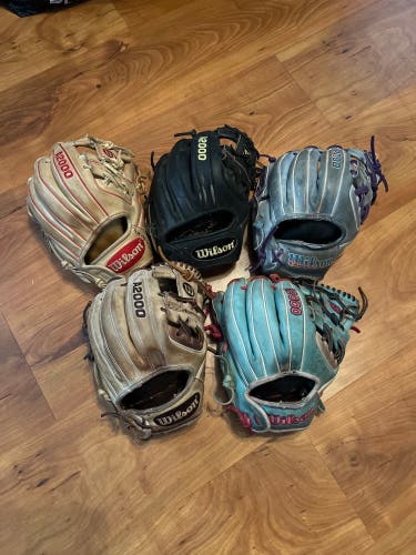 Wilson A2000 RH Infield Baseball Glove 11.5" (Used)