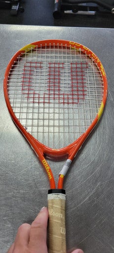 Used Wilson 21 Junior Tennis Racquet Orange 21" 11497-S000152994