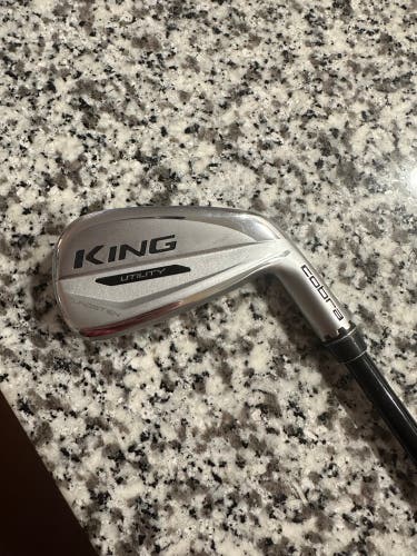 Men's 2020 Cobra King Utility 2 iron Right Handed Stiff Flex Graphite Shaft (Used)