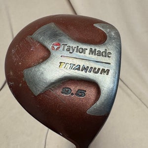 Unisex TaylorMade Titanium Right Handed Driver Regular Flex 9.5 Loft (Used)