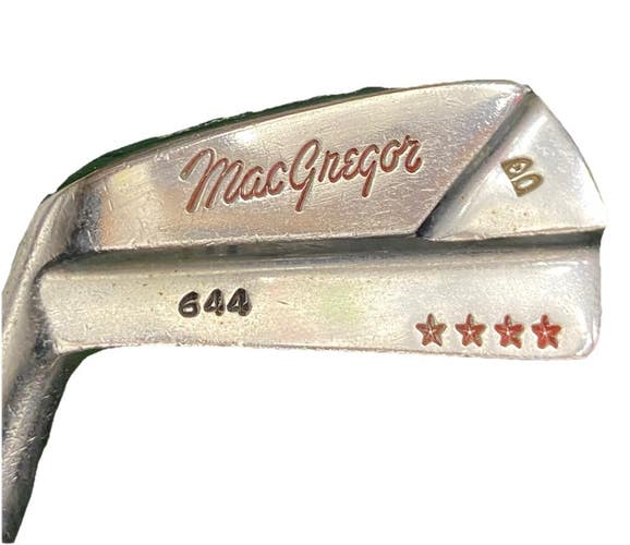 Left-Handed MacGregor 644 2 Iron LH Men's Stiff Steel 38.5" Nice Leather Grip