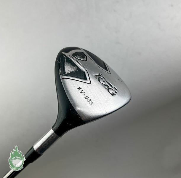Used Right Hand KZG XV-500 7 Wood Ping Tour 75g Stiff Graphite Golf Club