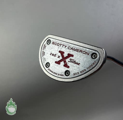 Used Right Handed Titleist Scotty Cameron Red X Putter 32" Steel Golf Club
