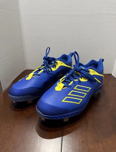 Blue Men's Size 13.0 (W 14.0) Adult Adidas Icon 6 bounce Low Top Metal (New)