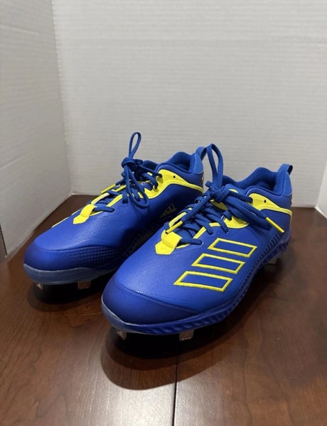 Blue Men's Size 13.0 (W 14.0) Adult Adidas Icon 6 bounce Low Top Metal (New)