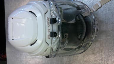 Used Bauer HYPERLITE Helmet Cage Combo White LG 11339-S000195514
