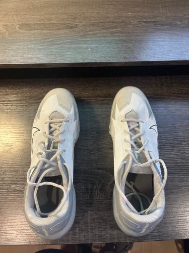 Gray Men's Size M 11.0 (W 12.0) Nike Force Trout 8 Pro MCS Turf Cleats (Used)