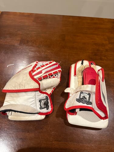 Bauer Prodigy Regular Set Red and White (Used) (Great Condition)
