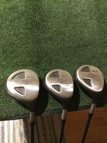 Titleist Pro Trajectory 975F Woods Set 14.5* FW, 18.5* FW, 20.5* FW Reg Graphite