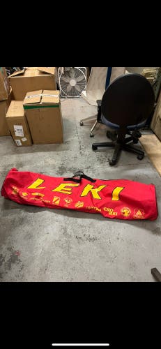 Adjustable Size Leki Racing Ski Poles (Used)