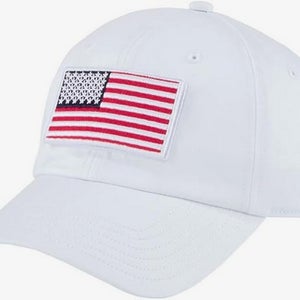 NEW Puma Volition Tactical Patch American Flag White Adjustable Hat/Cap