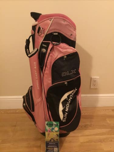 Sun Mountain Womens DLX Cart Golf Bag with 14-way Dividers No Strap & Rain Cover