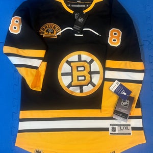 David Pastrnak Bruins Jersey Youth Large/Extra Large Unisex Jersey (New)