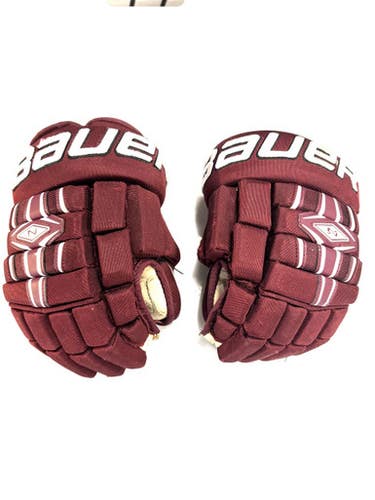 Used Bauer NEXUS 800 Senior Gloves Maroon 13" 11860-S000299435