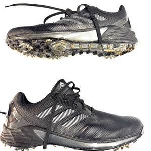 Used Adidas Mens Golf Shoes Black Senior 10.5 11860-S000299426