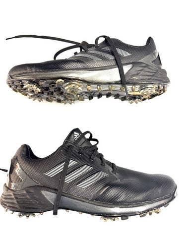 Used Adidas Mens Golf Shoes Black Senior 10.5 11860-S000299426