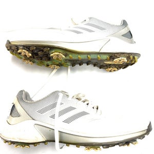 Used Adidas Mens Golf Shoes White Senior 10.5 11860-S000299428